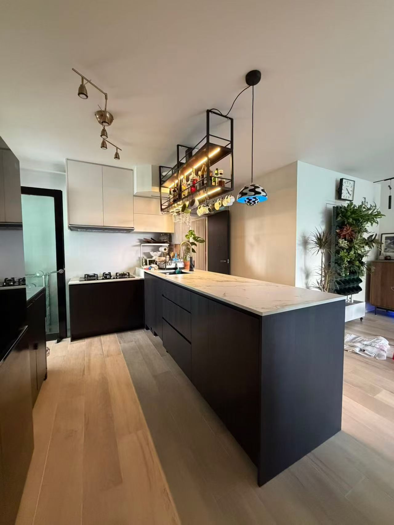 Custom Carpentry & Installation - Photo 3 — Project Photo: Kitchen cabinetry and island.